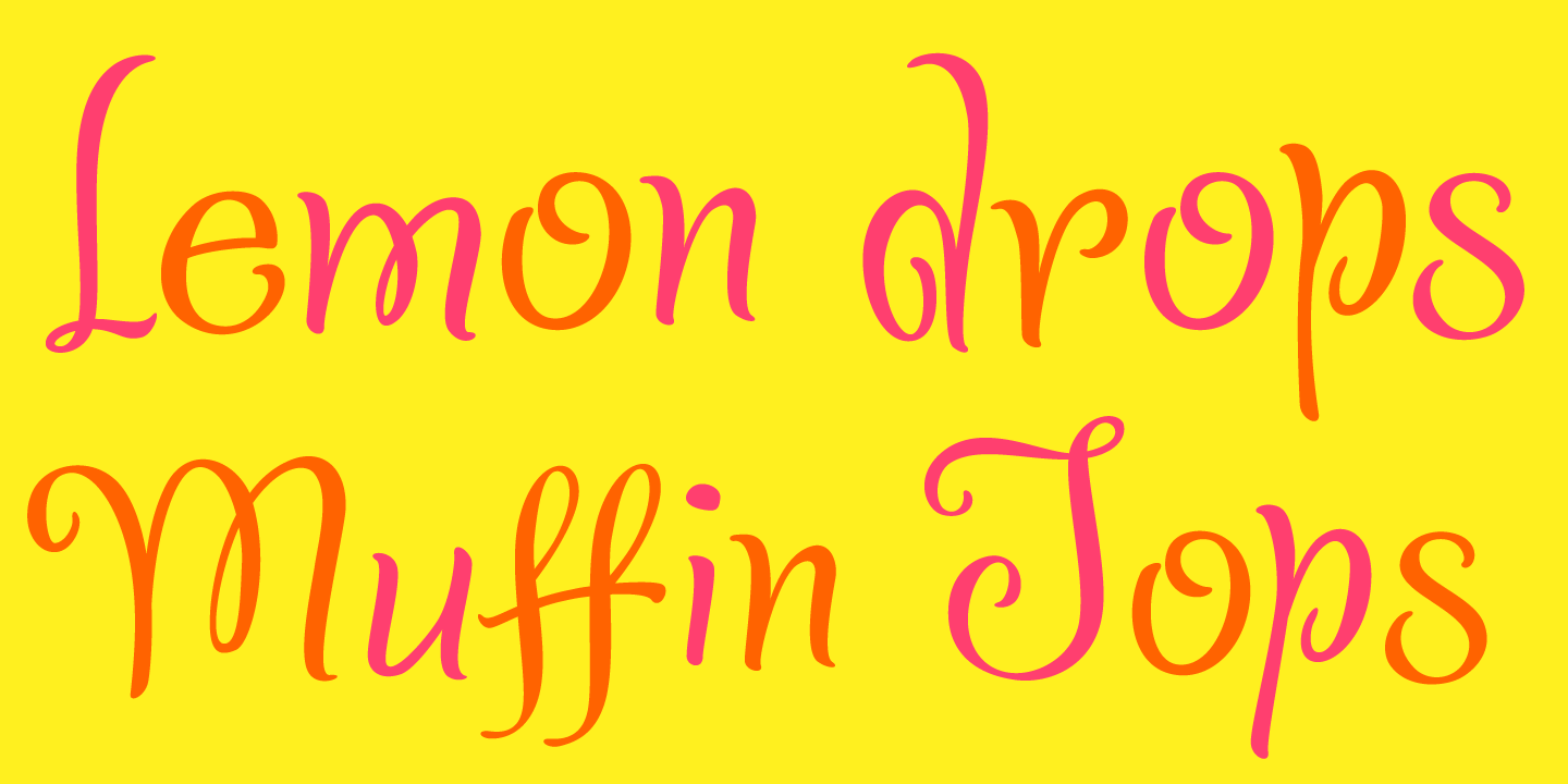 examples of the Confection typeface